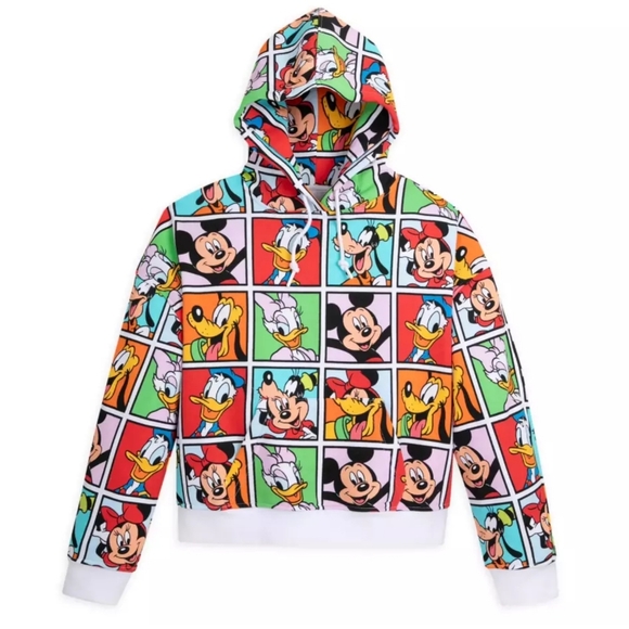 Disney Parks Mickey Mouse and Friends Pullover Hoodie for Women - Picture 4 of 6